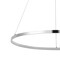Jonathan Y Brice 23.75" Modern Contemporary Metal Round Integrated LED Pendant, Chrome JYL7203C - alternate 7