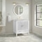 James Martin Vanities Myrrin 30" Single Vanity, Bright White w/ 3 CM Carrara Marble Top 485-V30-BW-3CAR - alternate 6