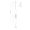 Euf Venna, Pendant, 29", Polished Nickel, Alabaster 50354-030 - alternate 1