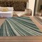 Homeroots 3' X 5' Black Gray And Ivory Striped Washable Indoor Outdoor Area Rug 614959 - alternate 3