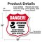 Signmission Pregnant Women Shield Sign Danger! Atten, 12 Inch X 12 Inch, Aluminum Metal Sign SHI-A-12-433 - alternate 2