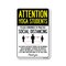 Signmission Public Safety, Yoga Students Practice Social Distancing, 10in X 7in Aluminum, OS-NS-A-710-25360 OS-NS-A-710-25360 - alternate 1