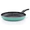 Oster Luneta 11.5 Inch Aluminum Nonstick Frying Pan in Teal 114936.01 - alternate 3
