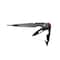 True TweezerTool+ Series Keychain Multi-Tool, 1-1/2 in Point, Drop Point, Steel, Black Oxide, 3.78 in OAL TRU-MTL-1008 - alternate 1