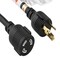Sanoxy 15ft 10 AWG 30A 125V Extension Power Cord NEMA L5-30P to NEMA L5-30R SNX-CBL-LDR-PW157-1215 - alternate 1