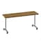 Correll Rectangle Premium Sit To Stand HPL Flip Top Table, 72 in W, 28 in to 38 in H, Particleboard Top FTS2472-20-14-20 - alternate 1