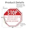 Signmission Stop All Drivers Check in With Secu, 18 inch X 18 inch, Vinyl Decal, 2PK OC-D-2PACK-18-216 - alternate 2