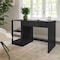 Martha Stewart Kayden Home Office Modular 2 Tier Bookshelf in Black NAN-FY-23042-SF-BK-MS - alternate 4