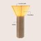 Jonathan Y Archer 37" Modern Minimalist Pleated Shade Floor Lamp, Natural JYL9104B - alternate 5