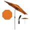 Panama Jack Outdoor Panama Jack Orange 9 Ft Alum Patio Umbrella W/Crank PJO-6001-ORG - alternate 2