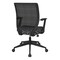 Office Star Products EM Series Screen Back Task Chair with "T" Arms, City Park Steely EM51022N-K108 - alternate 2