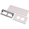 Wiremold Duplex Receptacle Cover, Ivory, Steel 30TP-B - alternate 1