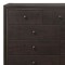 Homeroots 57" Espresso Solid and Manufactured Wood Nine Drawer Double Dresser 285865 - alternate 2