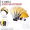 Safe Handler Face Shield, Polycarbonate, Yellow BLSH-ES-FSR - alternate 2