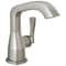Delta Stryke Single Handle Bathroom Faucet, 6.56 in, Lumicoat Stainless 576-SS-PR-MPU-DST - alternate 1