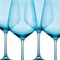Homeroots Set of Four Blue Crystal Balloon Bowl Stemmed Red Wine Glass 485155 - alternate 3