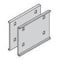 Eaton Aluminum Cable Tray Horizontal Cross, 6 in Radius 9A-1006 - alternate 1