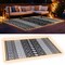 Pure Garden Outdoor Patio Rug w/ LED Lights 8x10 Outdoor Rug Plastic Straw Patio Mat Outdoor Waterproof Carpet 50-LG1490 - alternate 4