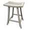 Homeroots 30" X 15" Light Gray Teak Square Shower Bench 376788 - alternate 5