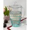 Homeroots 2.5 Quart Clear and Blue Swirl Acrylic Pitcher 523320 - alternate 4