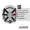 Jackson Safety Climb ABS Hard Hat, Type I Class C, White 20920 - alternate 2