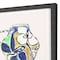 Homeroots Set Of Three Picasso Vase Black Framed Print Wall Art, 3PK 526056 - alternate 4