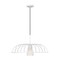 Z-Lite Valencia Texture White 1 Light Pendant 623P24-TXWH - alternate 1