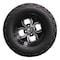 Antego Single 23x10.50-12 ATW-045 with 12x6 Black Fusion Aluminum Wheels for Golf/ATV/UTV A1270238009450423105012 - alternate 1