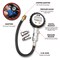 Performance Tool Digital Compression Tester, 300 PSI Gauge, 12 in. Hose, SAE/Metric Adapters W89747 - alternate 3