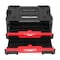 Craftsman VERSASTACK Double Shallow Drawers, Black/Red, Plastic CMST17804 - alternate 4