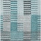 Homeroots 3' X 5' Teal Blue Aqua And Gray Striped Washable Indoor Outdoor Area Rug 581713 - alternate 3