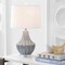 Jonathan Y Tate 24.5" Ceramic LED Table Lamp, Gray JYL8018B - alternate 6