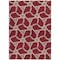 Homeroots 9' X 12' Burgundy And Gold Geometric Washable Indoor Outdoor Area Rug 613474 - alternate 2