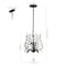 Jonathan Y Diantha 12" 3-Light Contemporary Bohemian Iron/Acrylic LED Pendant, Oil Rubbed Bronze/Clear JYL9551A - alternate 2