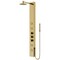 Vigo 59 in. H x 6 in. W 4-Jet Shower Panel System with Round Head and Hand Shower Wand in Brushed Gold VG08013MG - alternate 1