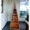 Homeroots 21" Wood and Solid Wood Four Tier Boat Bookcase 376344 - alternate 7