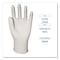 Boardwalk Disposable Gloves, 4 mil Palm, Synthetic Vinyl, Powder-Free, XL, 100 PK, White BWK315XLBX - alternate 2
