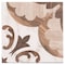 Andova Tiles Istanelle Clarice Brown 8-in. Encaustic Matte Porcelain Wall & Floor Tile (8.17 Square Feet Per Box) ANDIST1120 - alternate 1