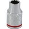 Channellock 3/8'' Drive 5/16'' 12-Point Shallow Standard Socket 346969 - alternate 1