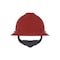 Msa Safety V-Gard Slotted Full Brim Hard Hat, Fas-Trac III Suspension, Type I, Class E, Red 475371 - alternate 1