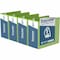 Davis Group Easyview Premium, Angle D Ring, Customizable, View Binder, (Lime Green, 5"), PK4 8407-24-04 - alternate 1