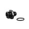 Hps Performance -4 AN Male to -6 O-ring Boss (ORB) Port Thread Male Adapter, Aluminum, Black AN920-04-06 - alternate 3
