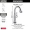 Delta Cassidy Single Handle Pull-Down Bar/Prep with Touch2O Technology 9997T-AR-PR-DST - alternate 4