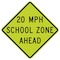 Sign Solutions Usa Traffic Sign, 30 in Width, Aluminum Sign, Diamond DUS06DFG3030S4-5A - alternate 1