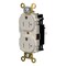 Hubbell Wiring Device-Kellems Straight Blade Receptacle, 5-20R, 20 A, 125V AC, 2 Pole, 3 Wire, Surface Mount, Grounded HBL5362STLATR - alternate 1