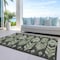 Homeroots 10' X 14' Olive Green And Artichoke Green Southwestern Washable Indoor Outdoor Area Rug 587823 - alternate 3