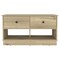 Homeroots 36in Brown Wood Storage Bench with Drawers 477605 - alternate 3