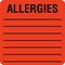 Tabbies Label, Allergic To, Flrd Pk TAB40560 - alternate 2