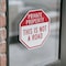 Signmission Private Property This Is Not a Road, 4 inch X 4 inch, Vinyl Decal, 2PK OC-D-2PACK-4-166 - alternate 3