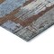 Homeroots 8' X 10' Chocolate Blue And Beige Striped Washable Indoor Outdoor Area Rug 616649 - alternate 4